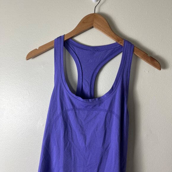 Lululemon Athletic Swiftly Tech Racerback Tank Top Race Purple Women’s Sz 12 - Picture 3 of 6